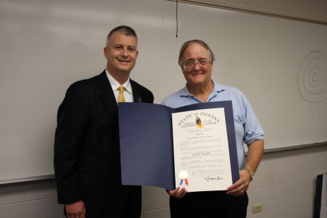 History professor surprised by Sagamore of the Wabash award
