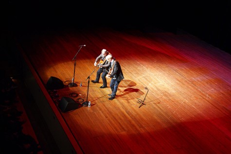 Loren and Mark perform in Stem Concert Hall
