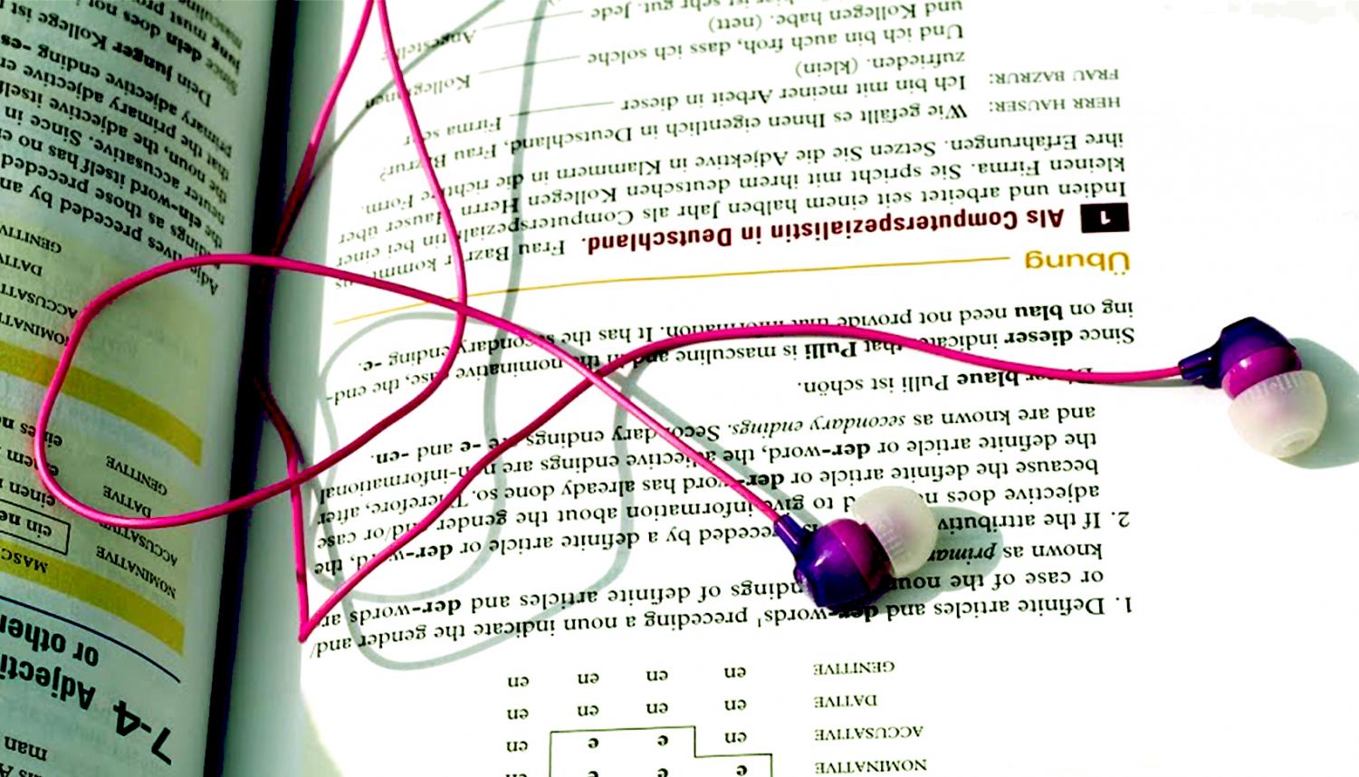 Headphones at the right volume are probably not going to damage the hearing process, but how risky is the constant use?