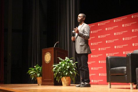 Chris Singleton talks faith, family and forgiveness during IUS visit