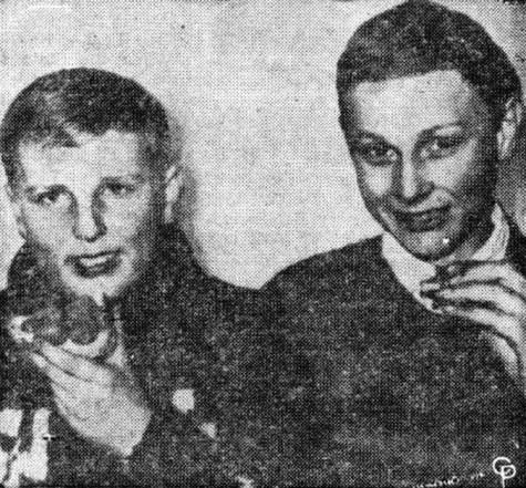 Harald Kynhoff, (left), escaped East Berlin in 1963 when he was 11 years old. He will speak on his experiences Sunday, Nov. 9 at 6:30 p.m. in Recital Hall at IU Southeast.