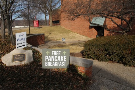 A free pancake breakfast was provided for racers following the event in the commons of the University Center.