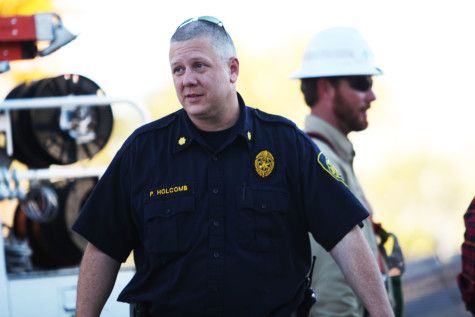 Major Paul Holcomb of New Chapel Fire Department.