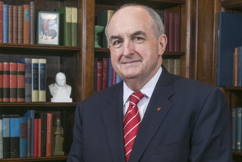 IU President Michael McRobbie visits IUS