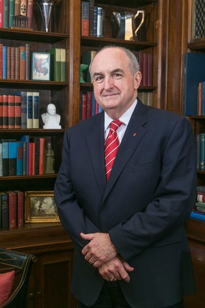 Michael McRobbie has been the president of Indiana University since 2007, according to his biography. Courtesy of Indiana University.