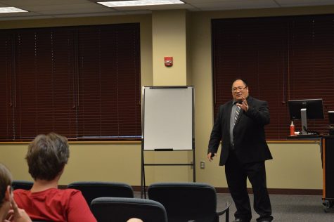 Abe Navarro, Tau Kappa Epsilon alumnus and campus business adjunct lecturer, talks about the brotherhood in a fraternity.