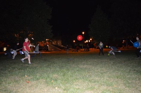 A round of Muggle Quidditch plays on.