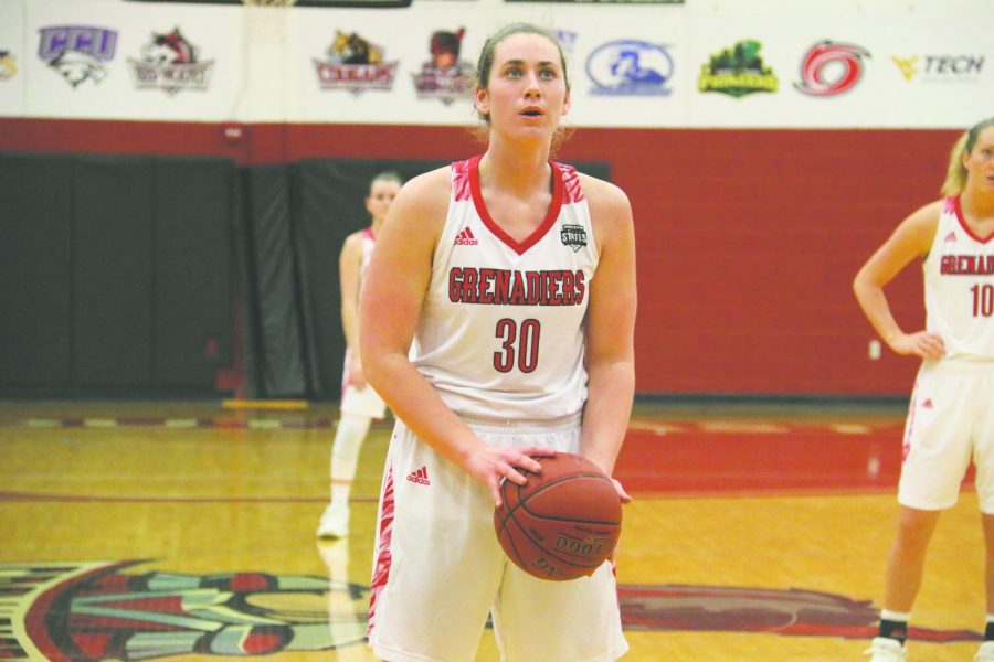 Now+a+senior%2C+Baylee+Krueger+has+learned+the+delicate+balancing+act+of+playing+on+two+college+sports+teams%2C+all+while+keeping+up+with+her+full-time+course+load.